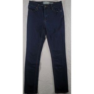Free People Women's Jeans Size 26 Hi-Rise Skinny Blue Stretch Denim Made In USA